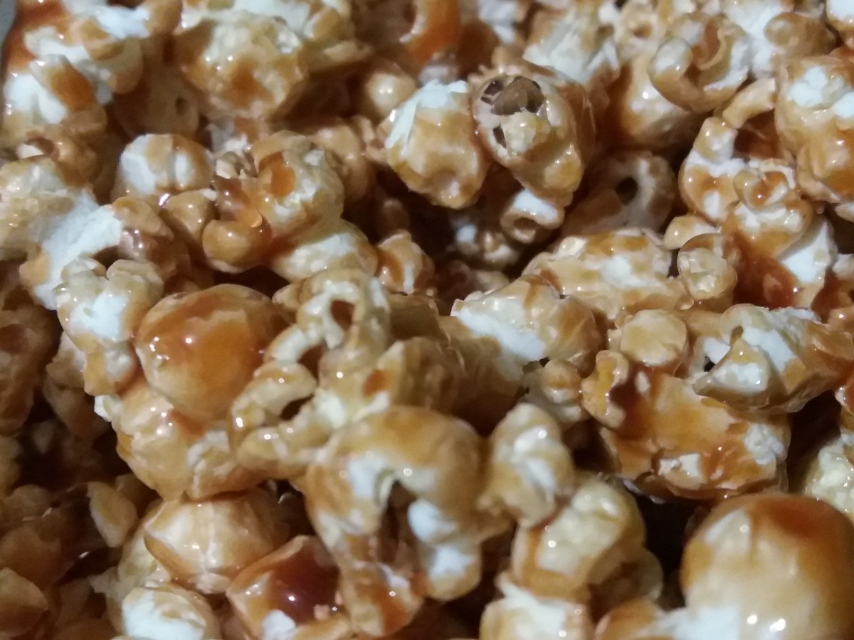Homemade Caramel Popcorn